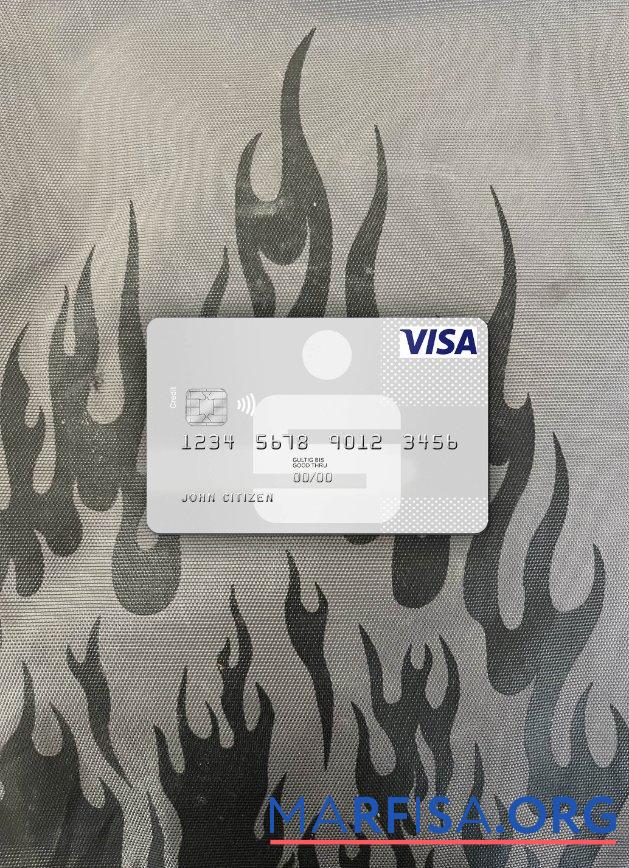 Printable Germany Sparkasse Visa photolook front sample